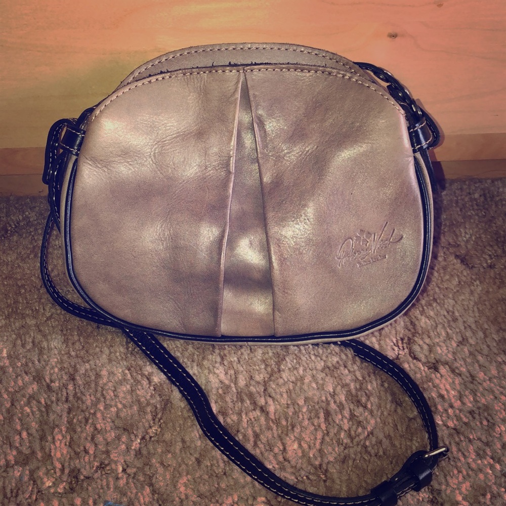 Patricia Nash neutral colored crossbody